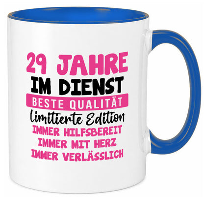 29 Jahre im Dienst | Jubiläum Arbeit v10 Geschenk Kollegen Büro lustiger Spruch