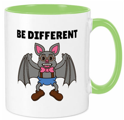 Be Different Geschenk Humor Geschenkidee lustiger Spruch Tasse