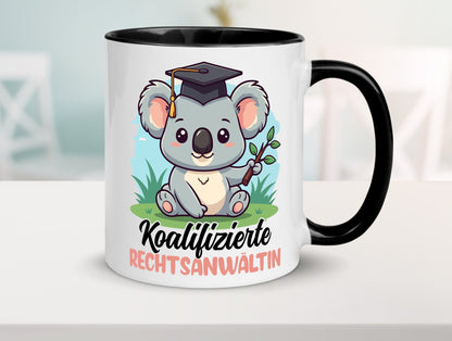 Koalifizierte Rechtsanwältin | Jurstin Anwältin lustiger Spruch Geschenk Humor Tasse