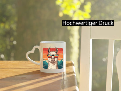 Alpaka Vintage | Lama Kamel Geschenk Humor Geschenkidee lustiger Spruch Tasse