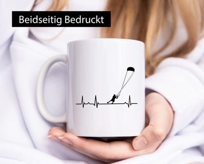 Kitesurfer Motiv | Surfer Kite Surfing Wassersport Humor Geschenkidee Tasse