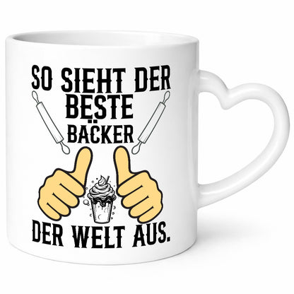 So sieht der beste Bäcker Welt aus | Meister Humor Geschenkidee Tasse