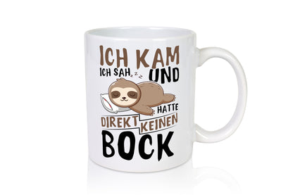 Ich hatte keinen Bock | Faultier Büro Arbeit Geschenk Kollegen lustiger Spruch