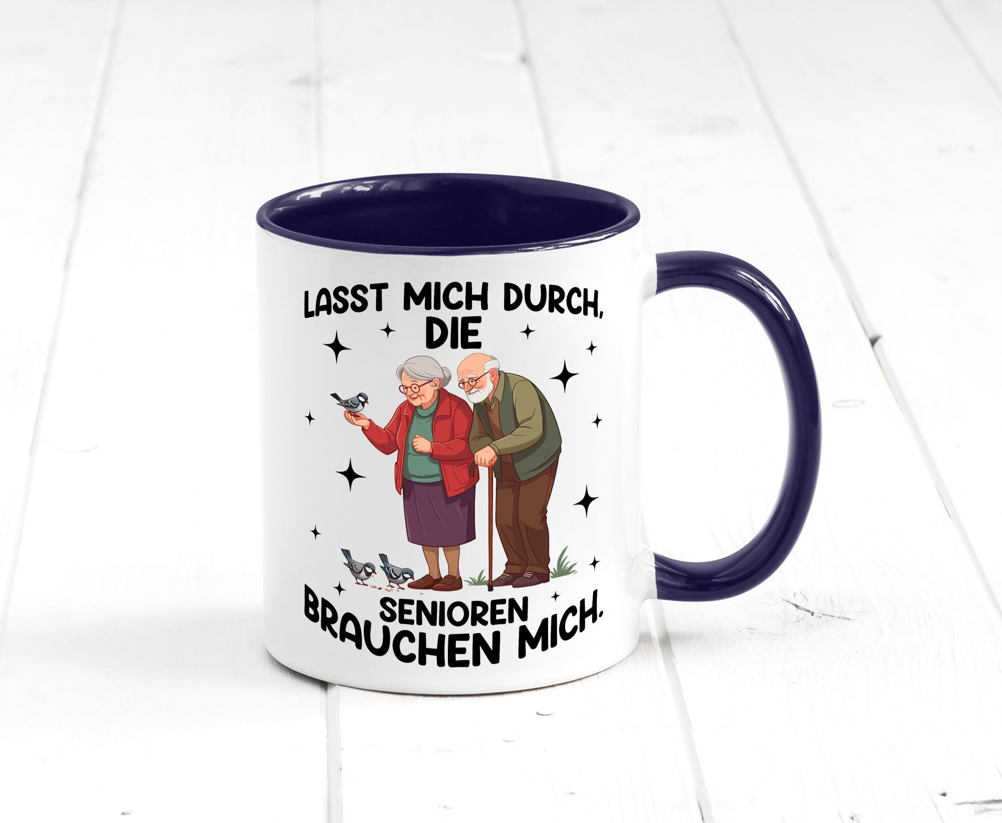 Senioren brauchen mich | Altenpflege Pflegekraft lustiger Spruch Geschenk Humor