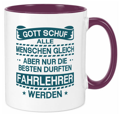 Alle Menschen gleich, die Besten sind Fahrlehrer | Sterne Humor Geschenkidee