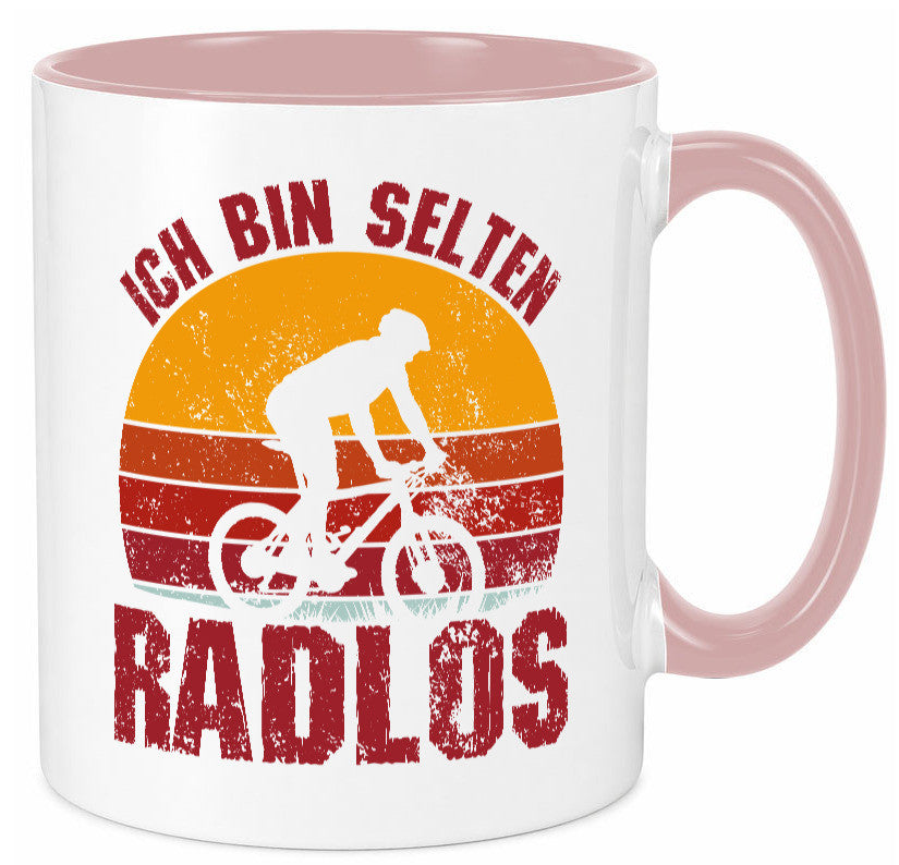 Ich bin Selten Radlos | Radfahrer Mountainbike Humor Geschenkidee Tasse