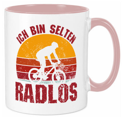 Ich bin Selten Radlos | Radfahrer Mountainbike Humor Geschenkidee Tasse
