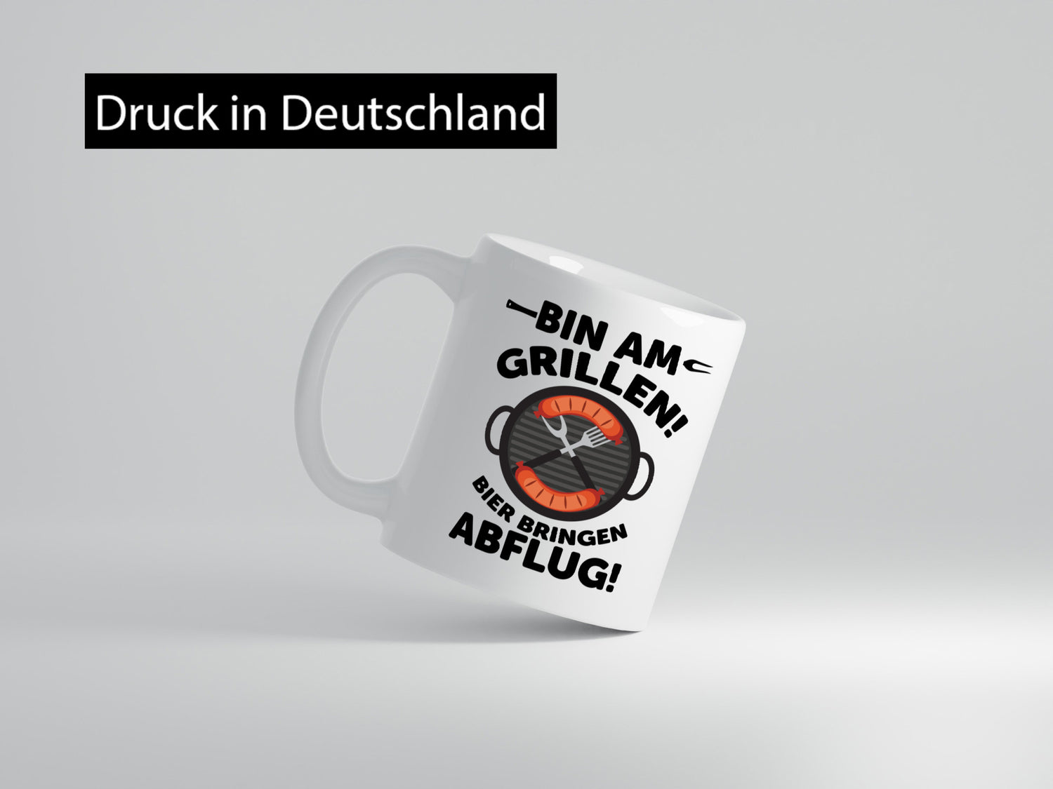 Ich grille! Bring Bier und komm rüber! | Grillmeister lustiger Spruch Geschenk