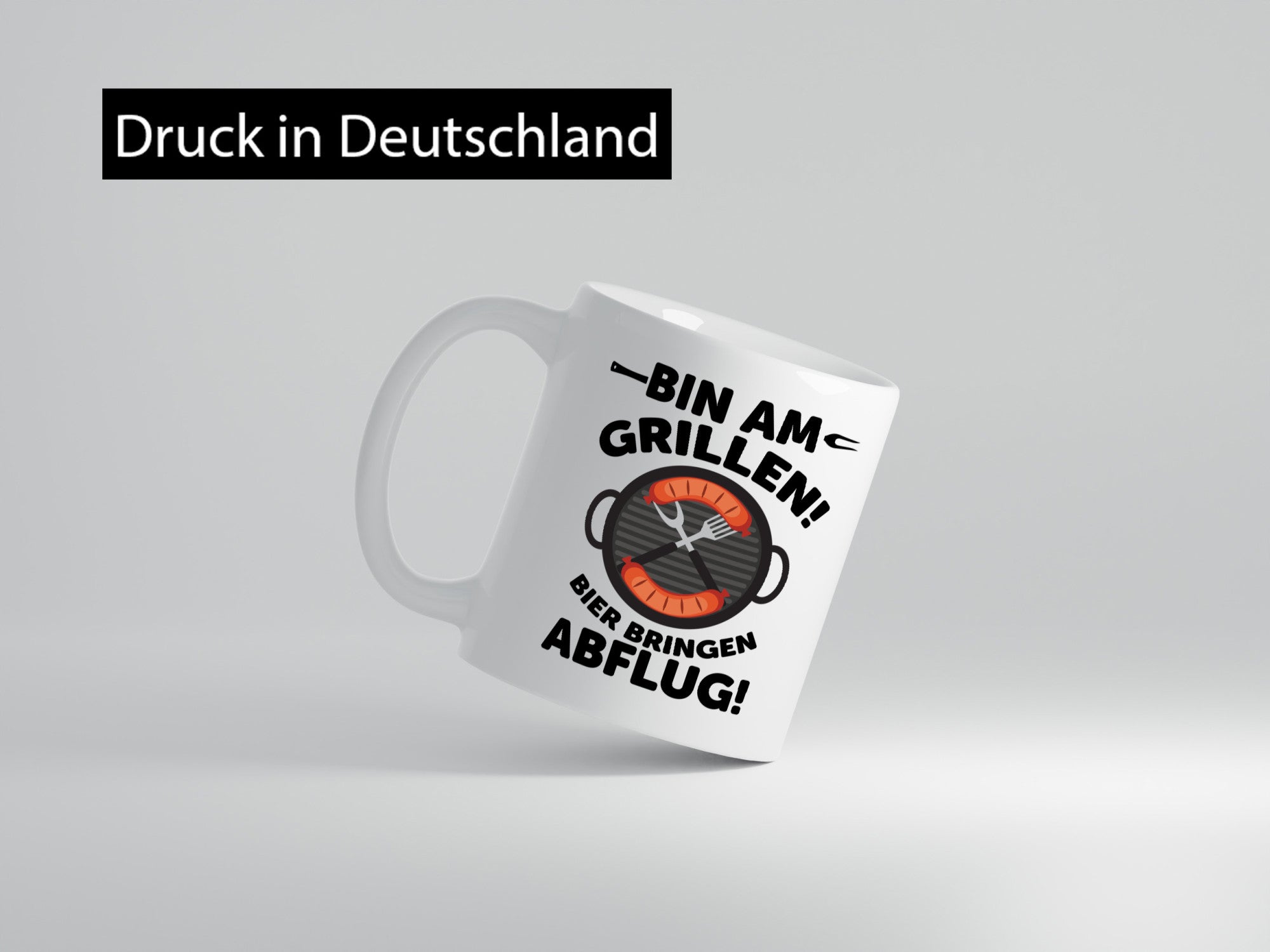 Ich grille! Bring Bier und komm rüber! | Grillmeister lustiger Spruch Geschenk