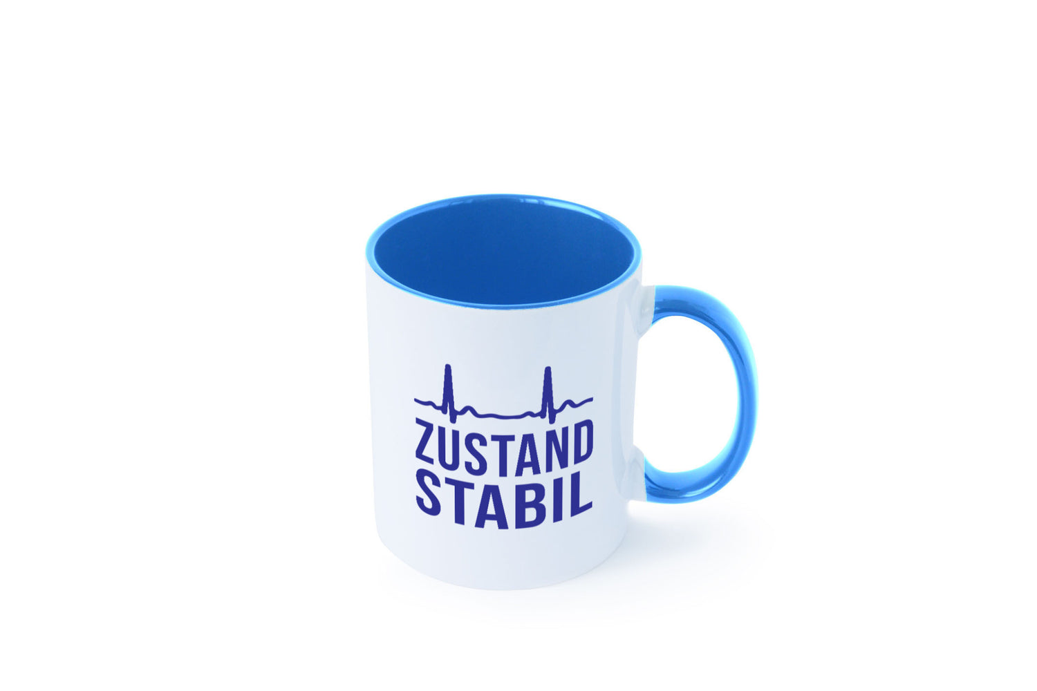 Zustand stabil | Herzschlag v2 Geschenk Humor Geschenkidee lustiger Spruch Tasse