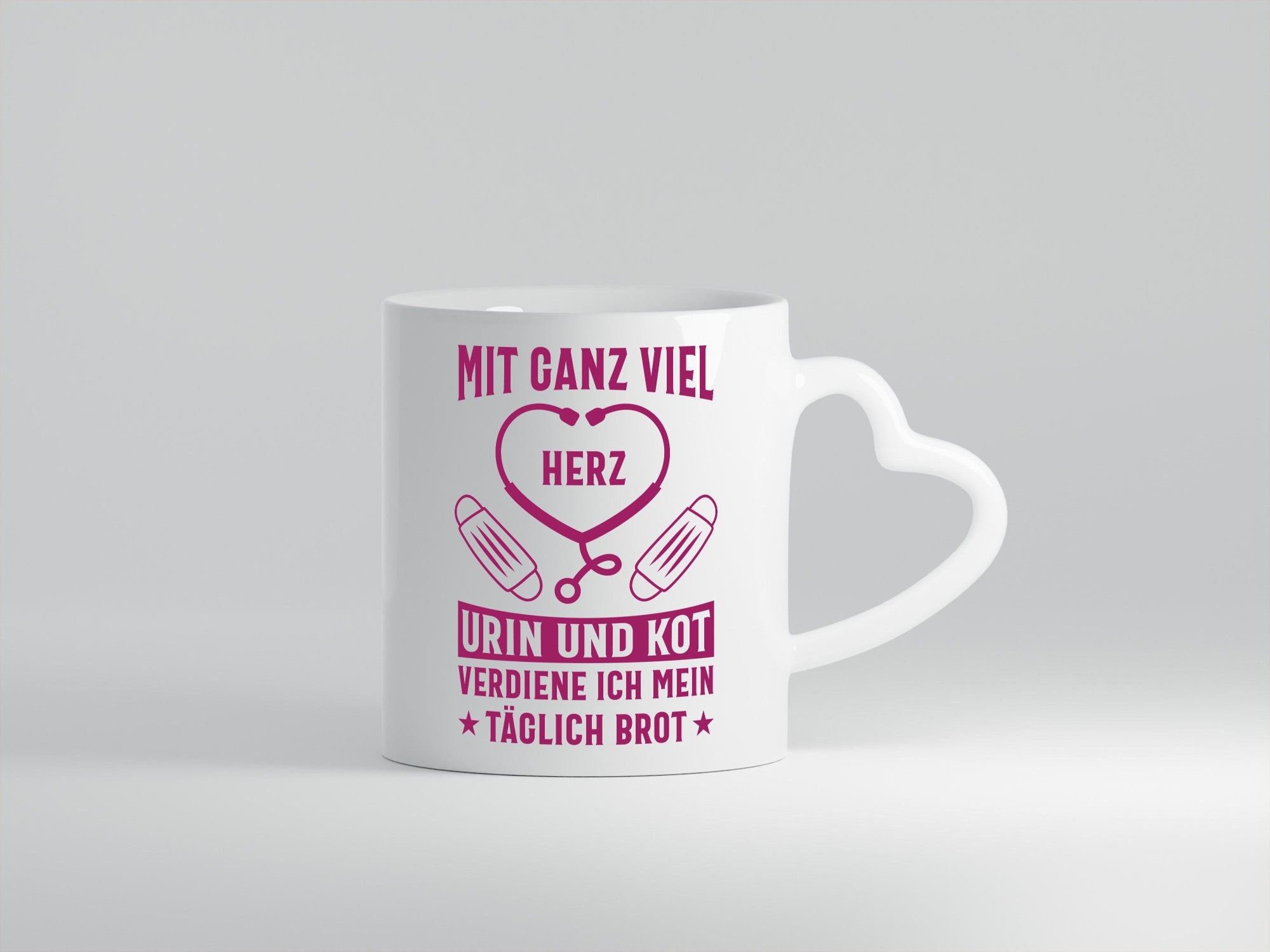 Herz, Urin, Kot, damit verdien ich mein Brot | Stethoskop Geschenk Humor