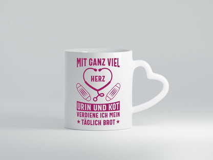 Herz, Urin, Kot, damit verdien ich mein Brot | Stethoskop Geschenk Humor