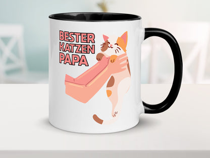 Bester Katzenpapa | Katze Gabel Geschenk Tierliebhaber Humor lustiger Spruch