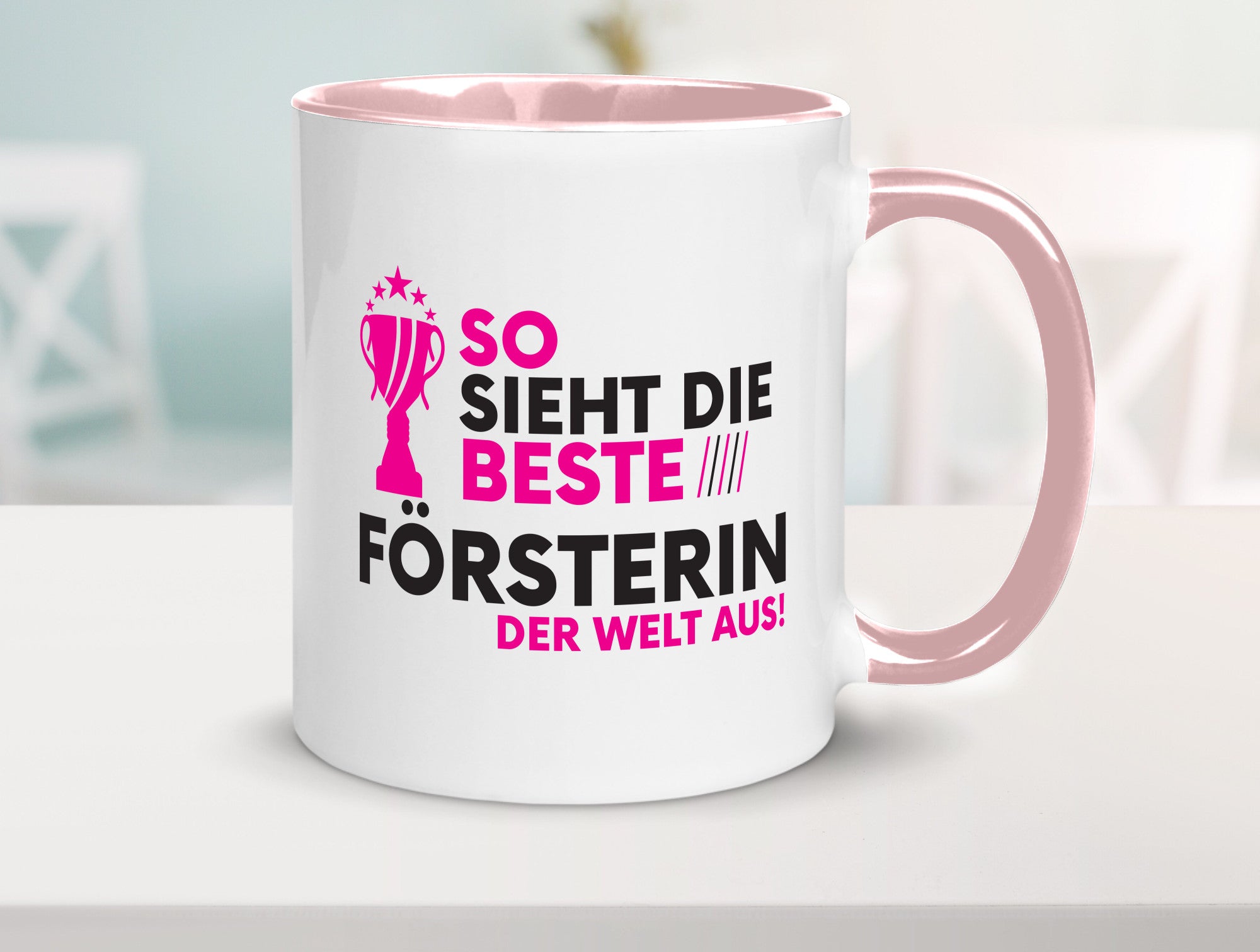 Die Weltbeste Försterin | Forst Arbeit Humor Kollegen Büro Geschenkidee Tasse