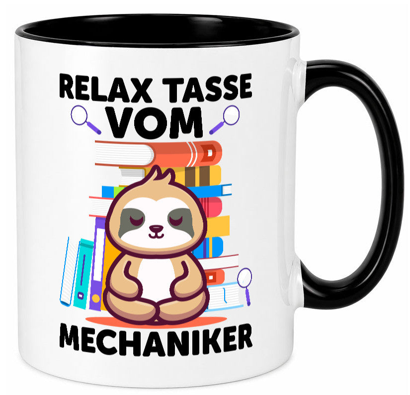 Relax Tasse: Mechaniker | KFZ Werkstatt lustig Humor Geschenkidee Geschenk Tasse