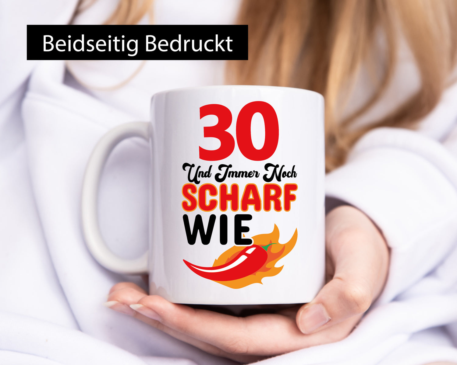 Ich bin Scharf lustig Humor Geschenkidee Geschenk Tasse