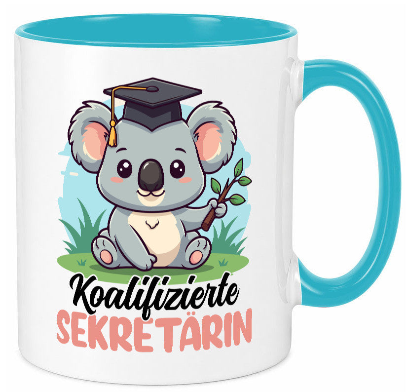 Koalifizierte Sekretärin | Büro Geschenkidee Arbeit Kollegen Humor Tasse