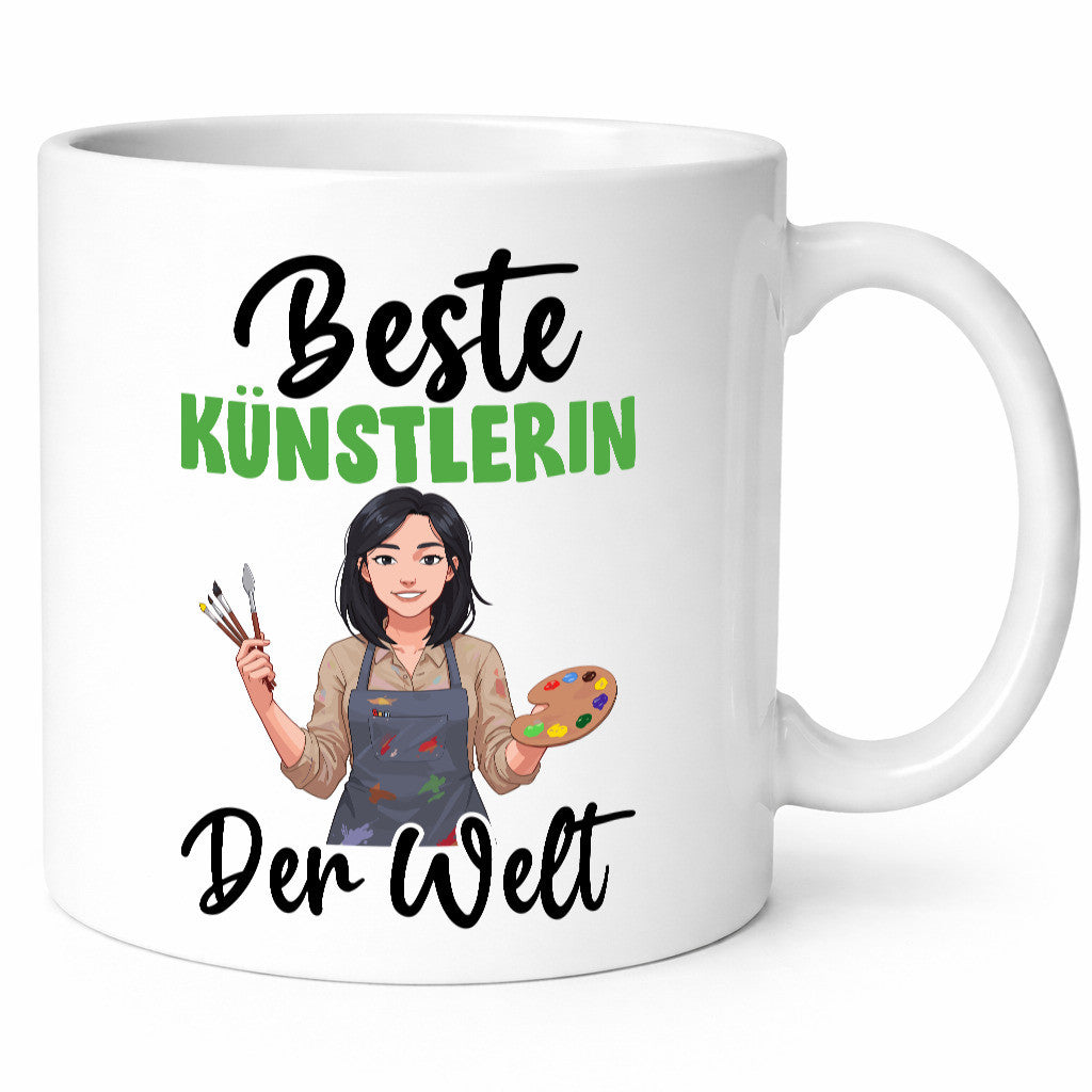 Beste Künstlerin| Kunst Geschenk Humor Geschenkidee lustiger Spruch Tasse