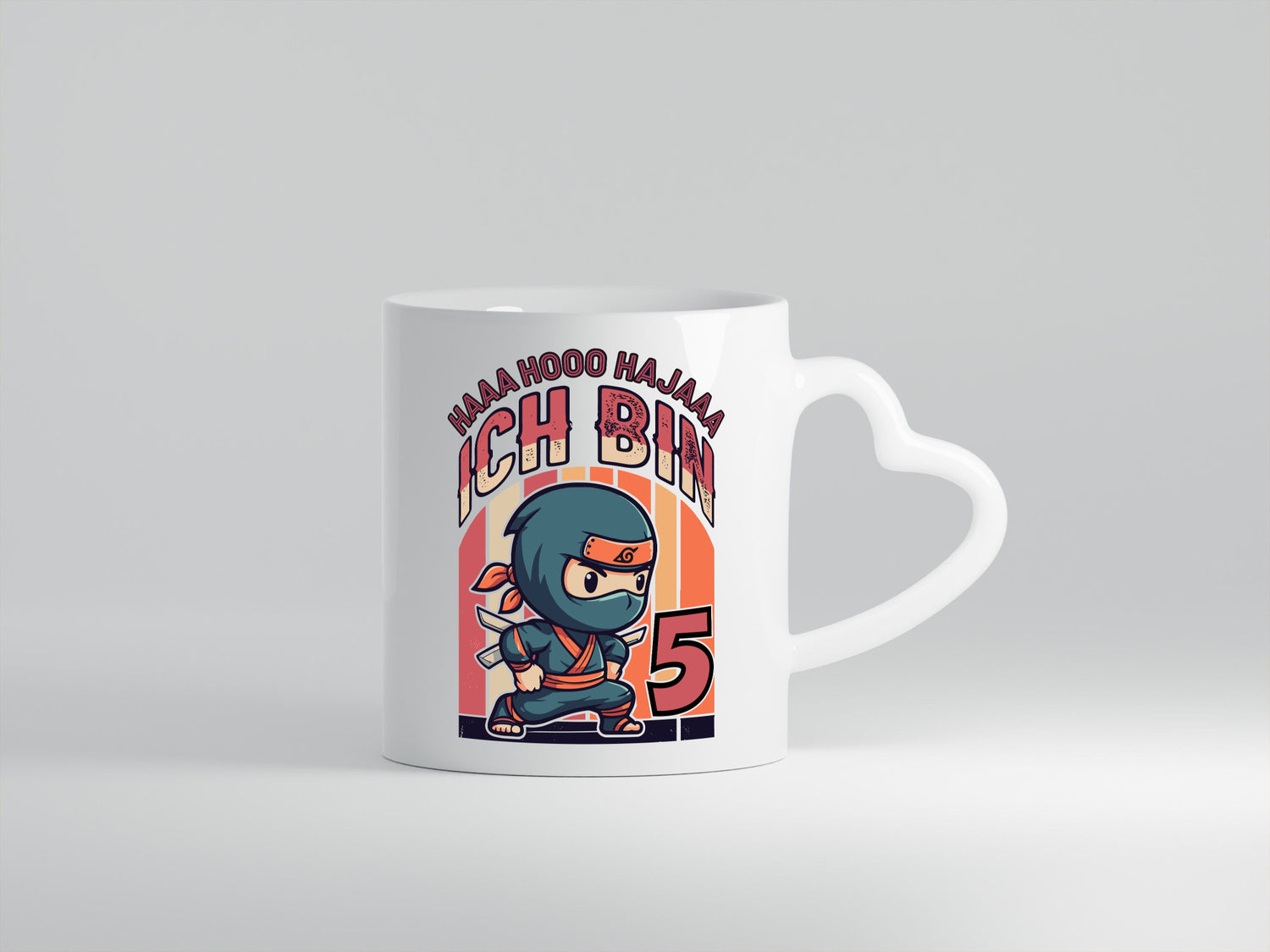 5. Geburtstag | Ninja Junge 5 Jahre Humor Geschenkidee Tasse