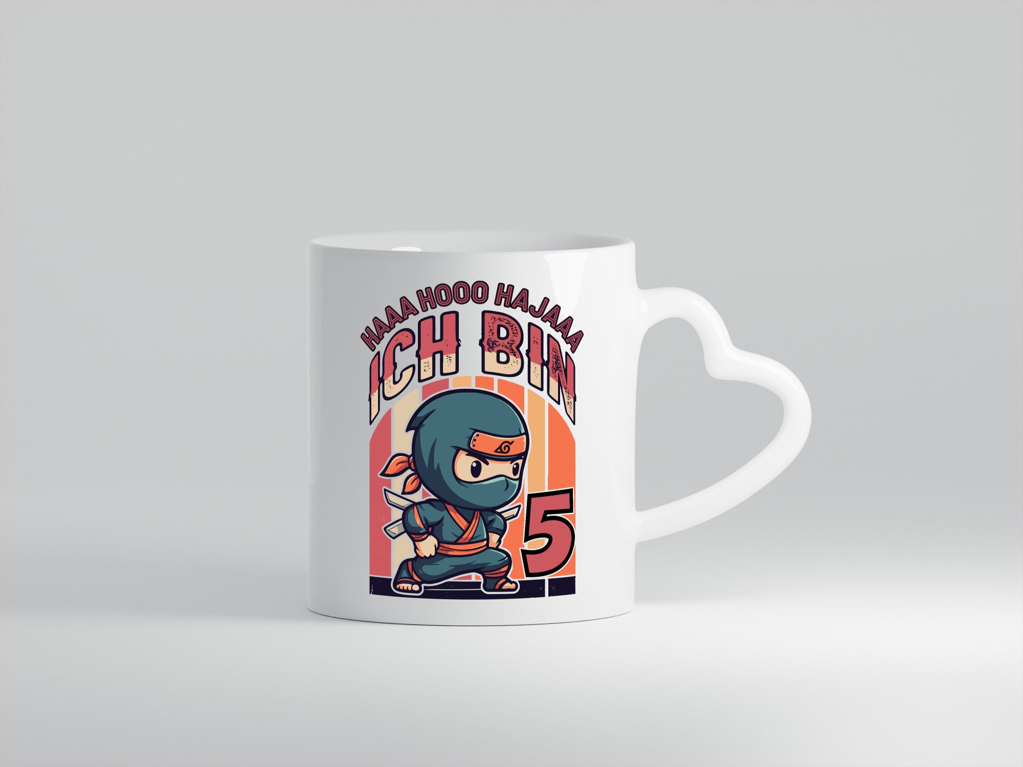 5. Geburtstag | Ninja Junge 5 Jahre Humor Geschenkidee Tasse