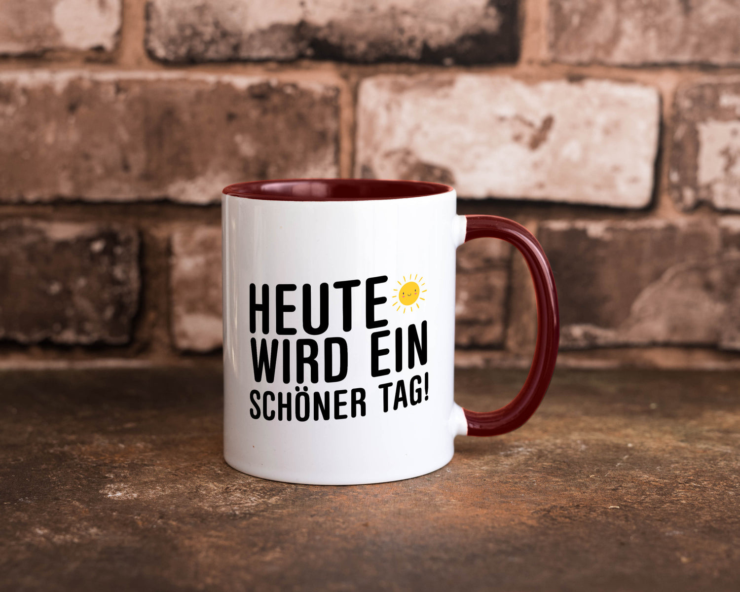 Heute wird ein schöner Tag | Motivation Positive Gedanken lustig Humor