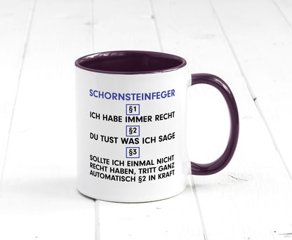 Ich habe immer Recht Schornsteinfeger | Kaminkehrer v2 lustig Humor