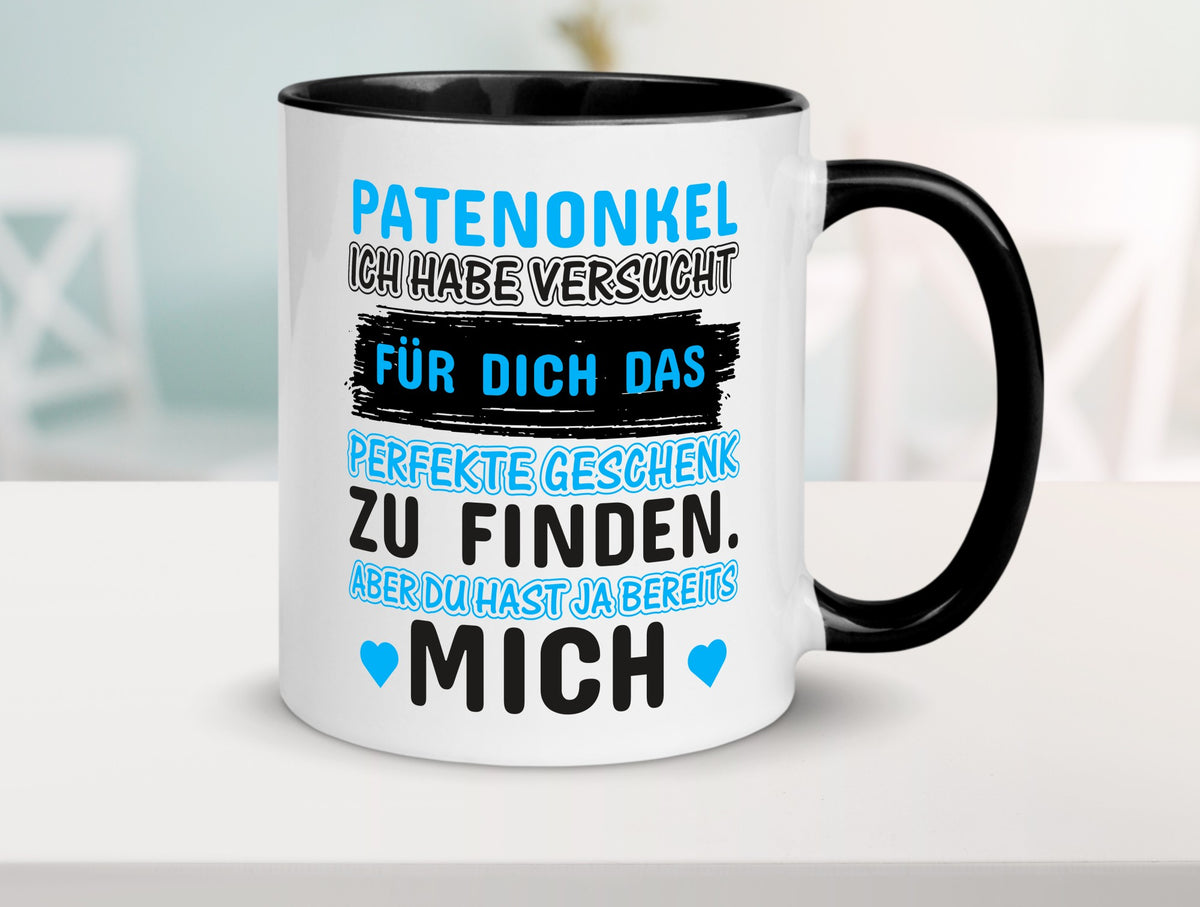 Patenonkel Tasse | lustiger Spruch Pate Onkel Geschenkidee Humor