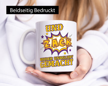 Wieder unbeliebt gemacht Geschenk Humor Geschenkidee lustiger Spruch Tasse