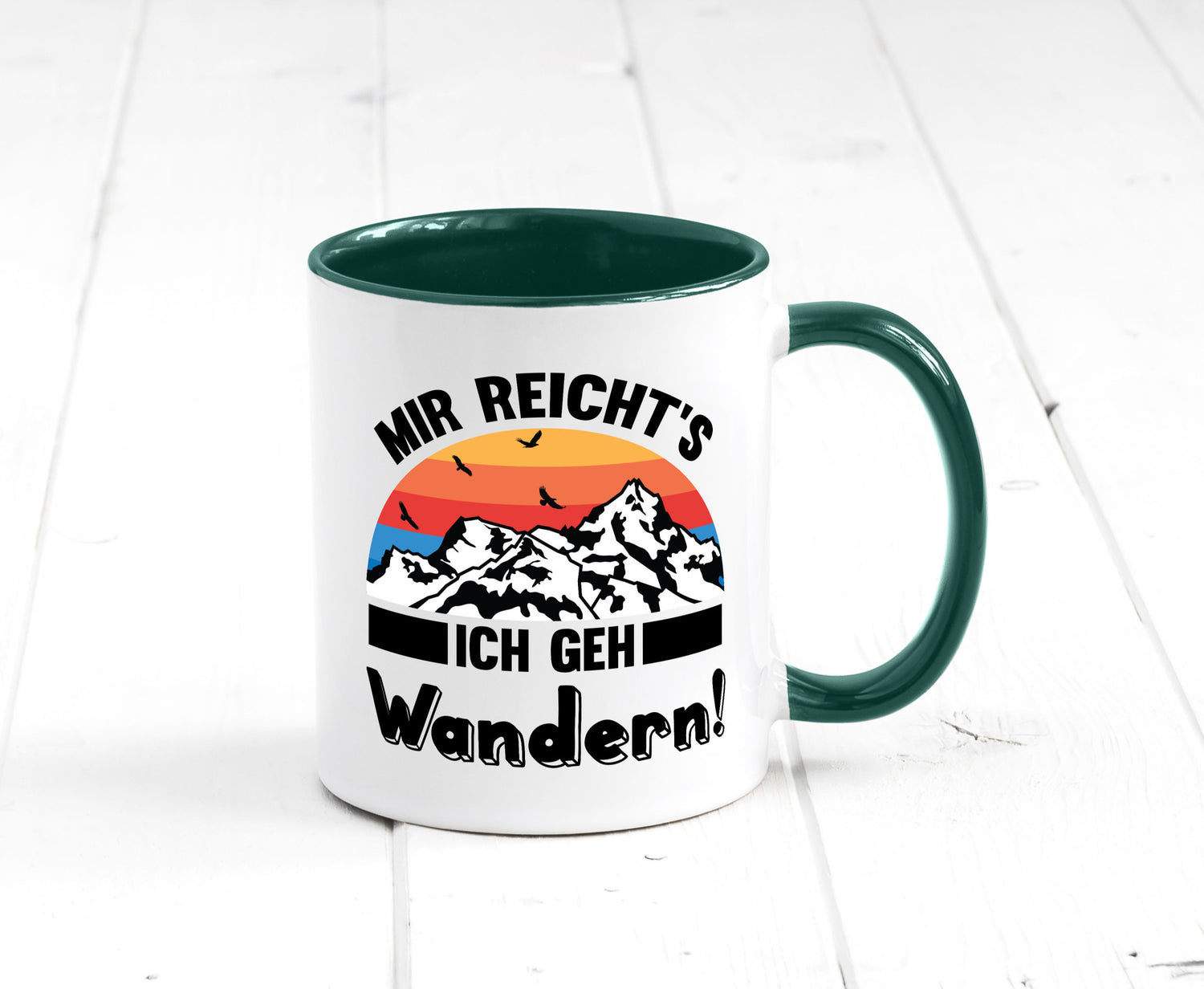 Mir reichts ich geh Wandern | Berge Laufen Natur Humor Geschenkidee Tasse