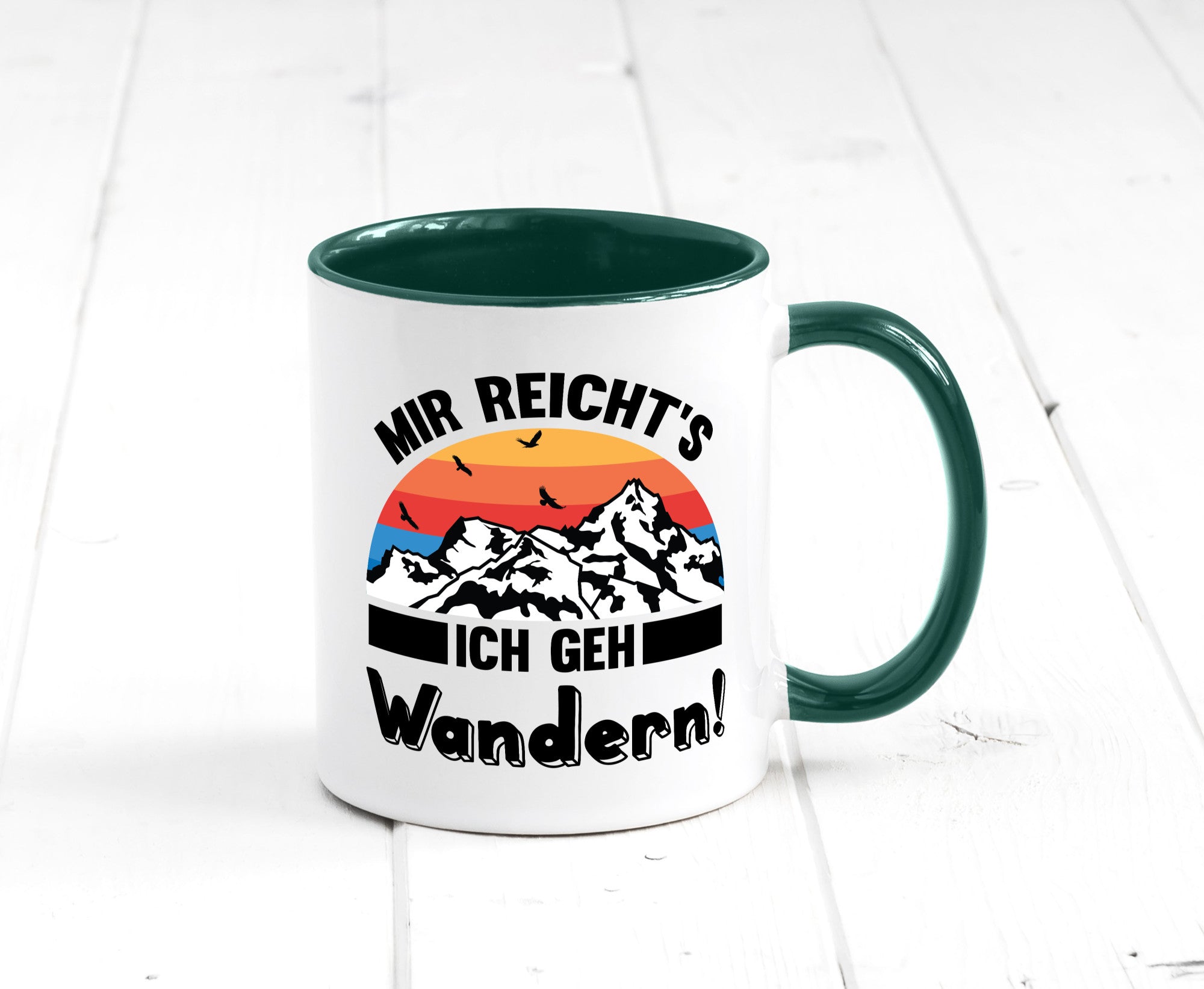 Mir reichts ich geh Wandern | Berge Laufen Natur Humor Geschenkidee Tasse