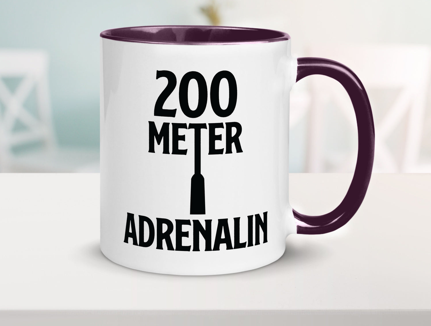 200 Meter Adrenalin v2 lustig Humor Geschenkidee Geschenk Tasse