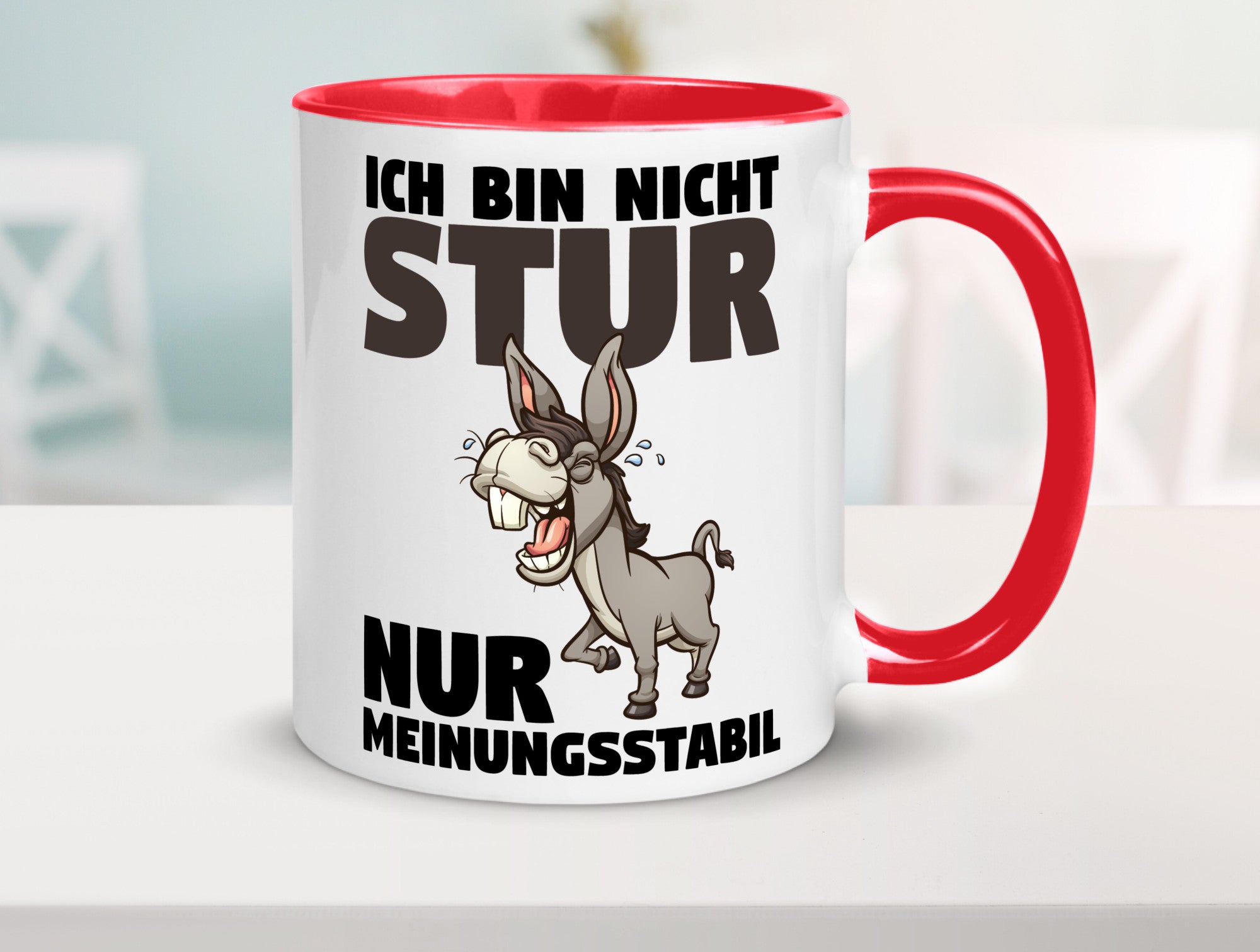 Sturer Esel | Sturkopf Tasse Dickkopf Spruch Humor lustiger Geschenk