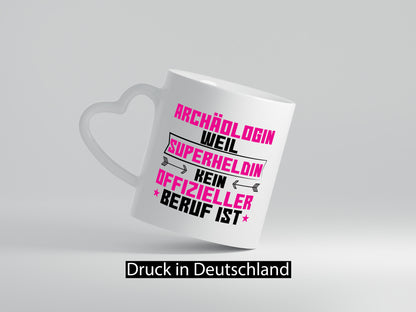 Superheldin Archäologin| Archäologie | Forscherin Geschenkidee Humor Tasse
