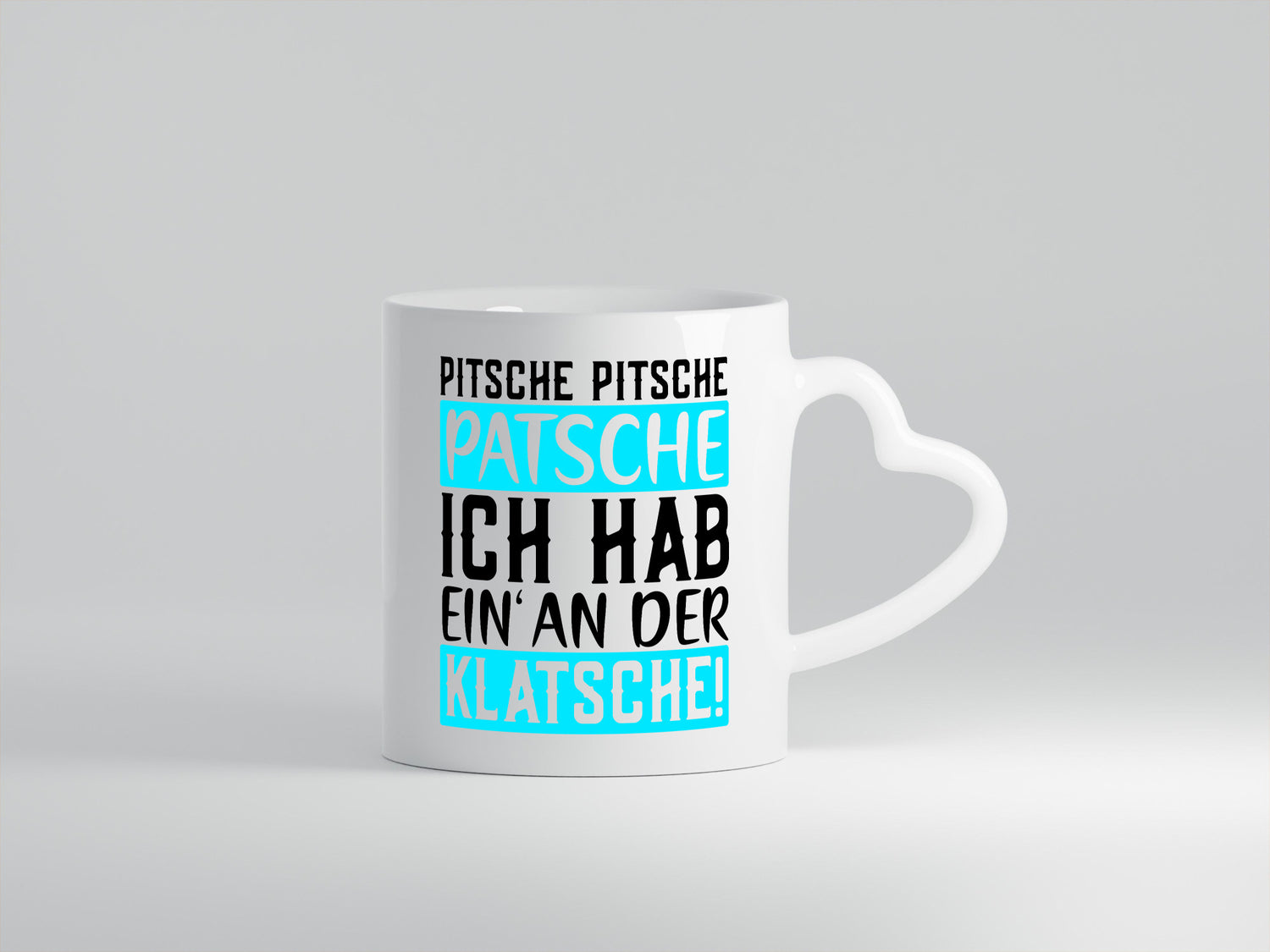 Pitsche Patsche | Verrückt lustiger Spruch Büro Arbeit Geschenkidee Kollegen