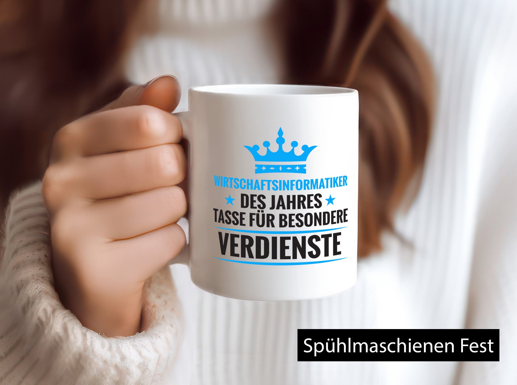 Besonderer Verdienst: Wirtschaftsinformatiker lustig Humor Geschenkidee