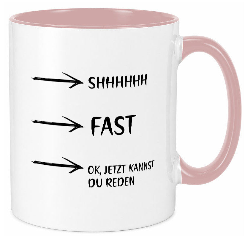 Jetzt kannst du reden | Morgenmuffel Kaffeetrinker Humor Geschenkidee Tasse
