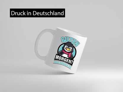 Guten Morgen? Ganz Dünnes Eis | Pinguin Geschenk Humor Geschenkidee lustiger