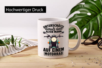 Biker Spruch | Männer Tasse Motorradfahrer Motorrad vl7 Geschenkidee Humor