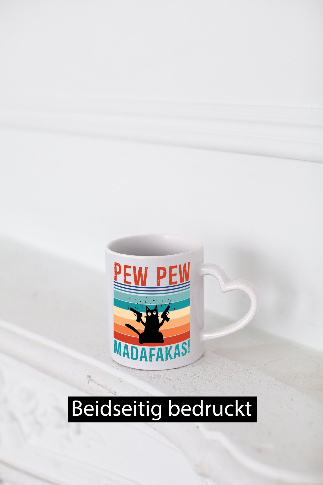 Pew Madafakas | verrückte Katze mit Pistolen Meme lustiger Spruch Geschenk