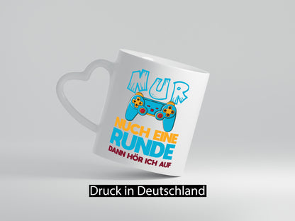 Nur noch eine Runde dann hör ich auf | Gamer Zocken lustig Humor Geschenkidee