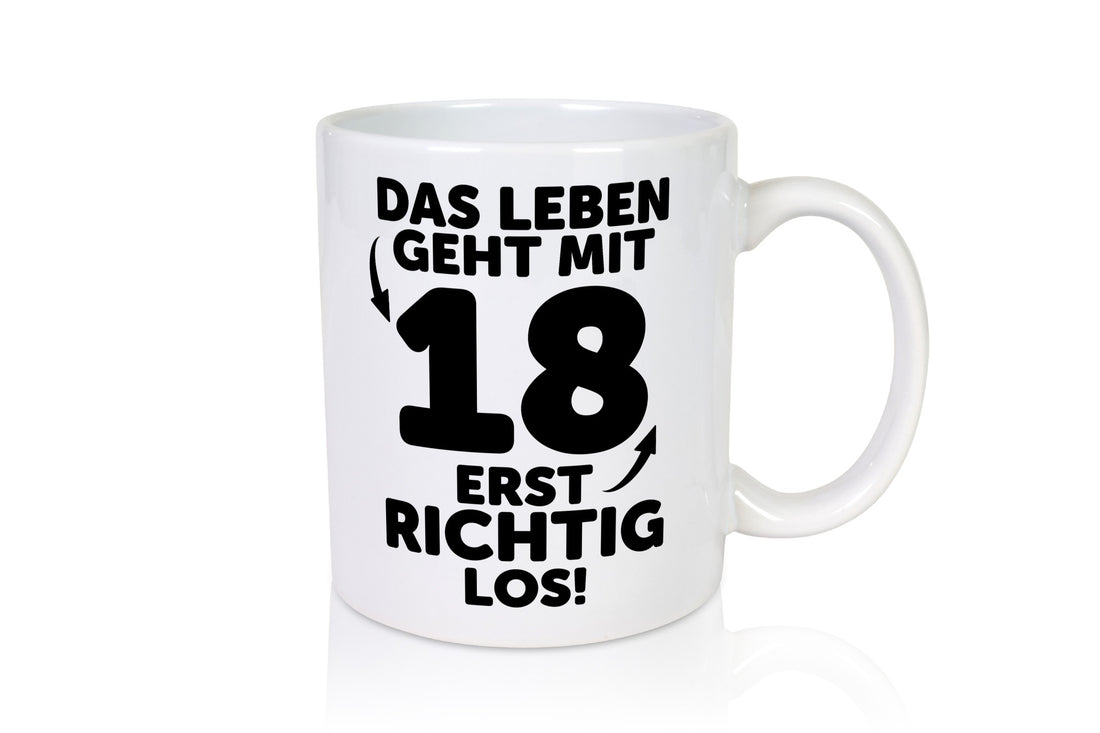 18. Geburtstag | Junge $ Mädchen| Volljährig Geschenkidee Humor Tasse