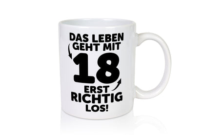 18. Geburtstag | Junge $ Mädchen| Volljährig Geschenkidee Humor Tasse