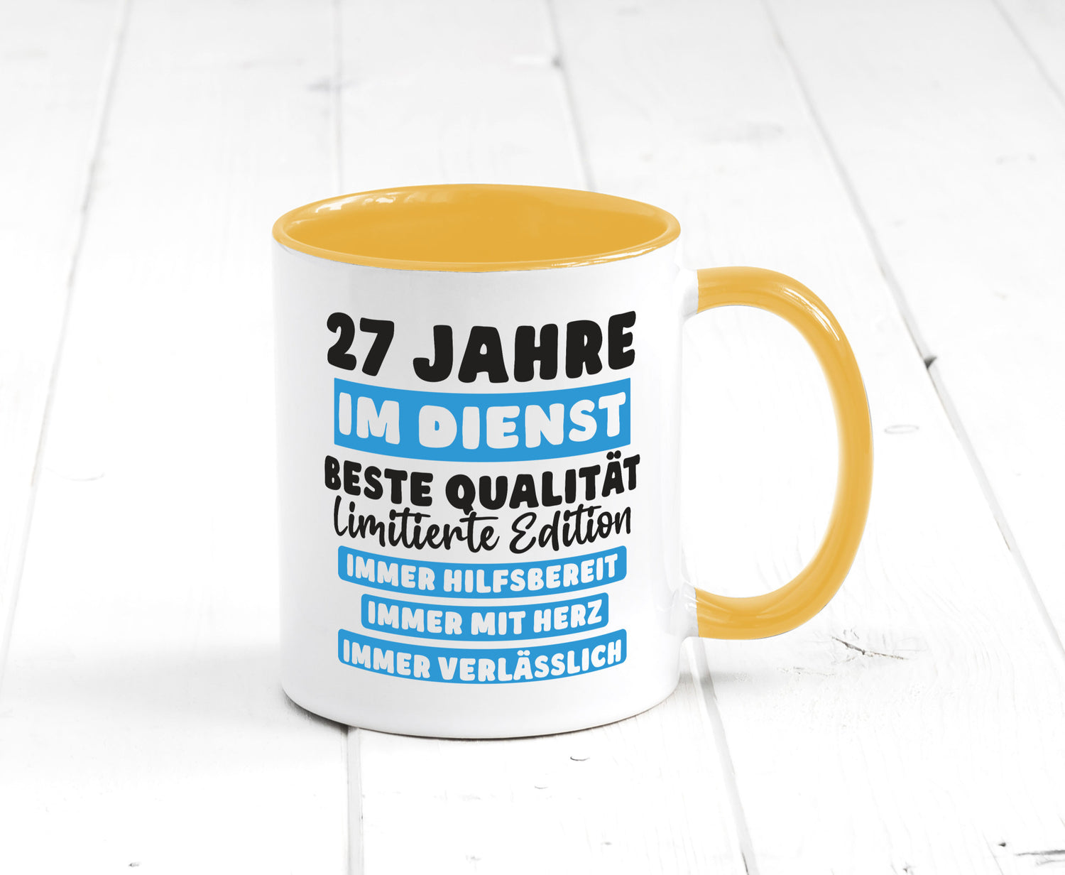 27 Jahre im Dienst | Jubiläum Arbeit v6 lustiger Spruch Geschenk Kollegen Büro