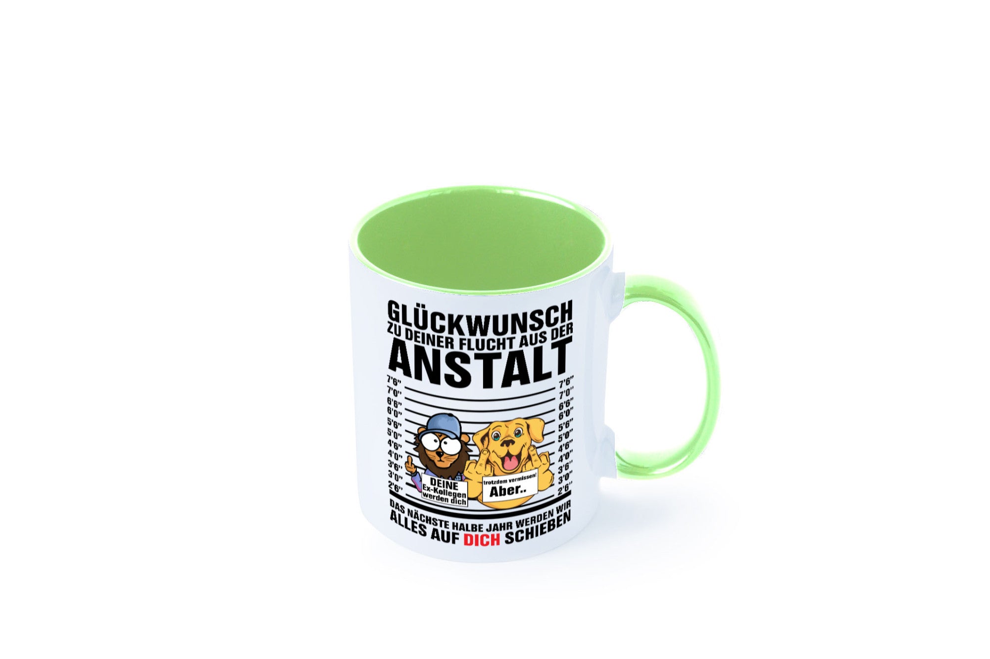 Glückwunsch zu deiner Flucht | Abschiedgeschenk v3 Geschenk Humor Geschenkidee