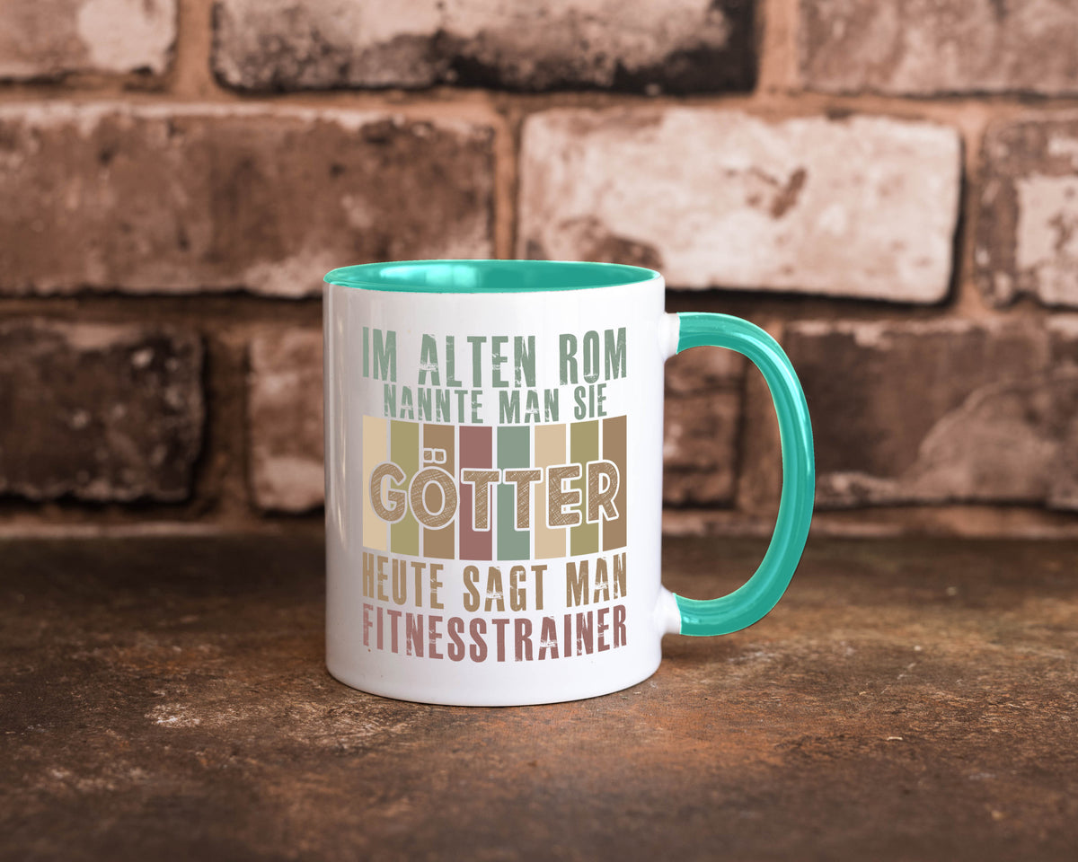 Heute sagt man: Fitnesstrainer | Personal Trainer Geschenkidee Humor Tasse
