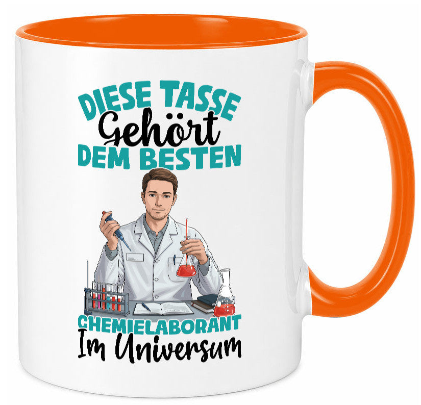 Im Universum: Chemielaborant | Laborant Chemie Humor Geschenkidee Tasse